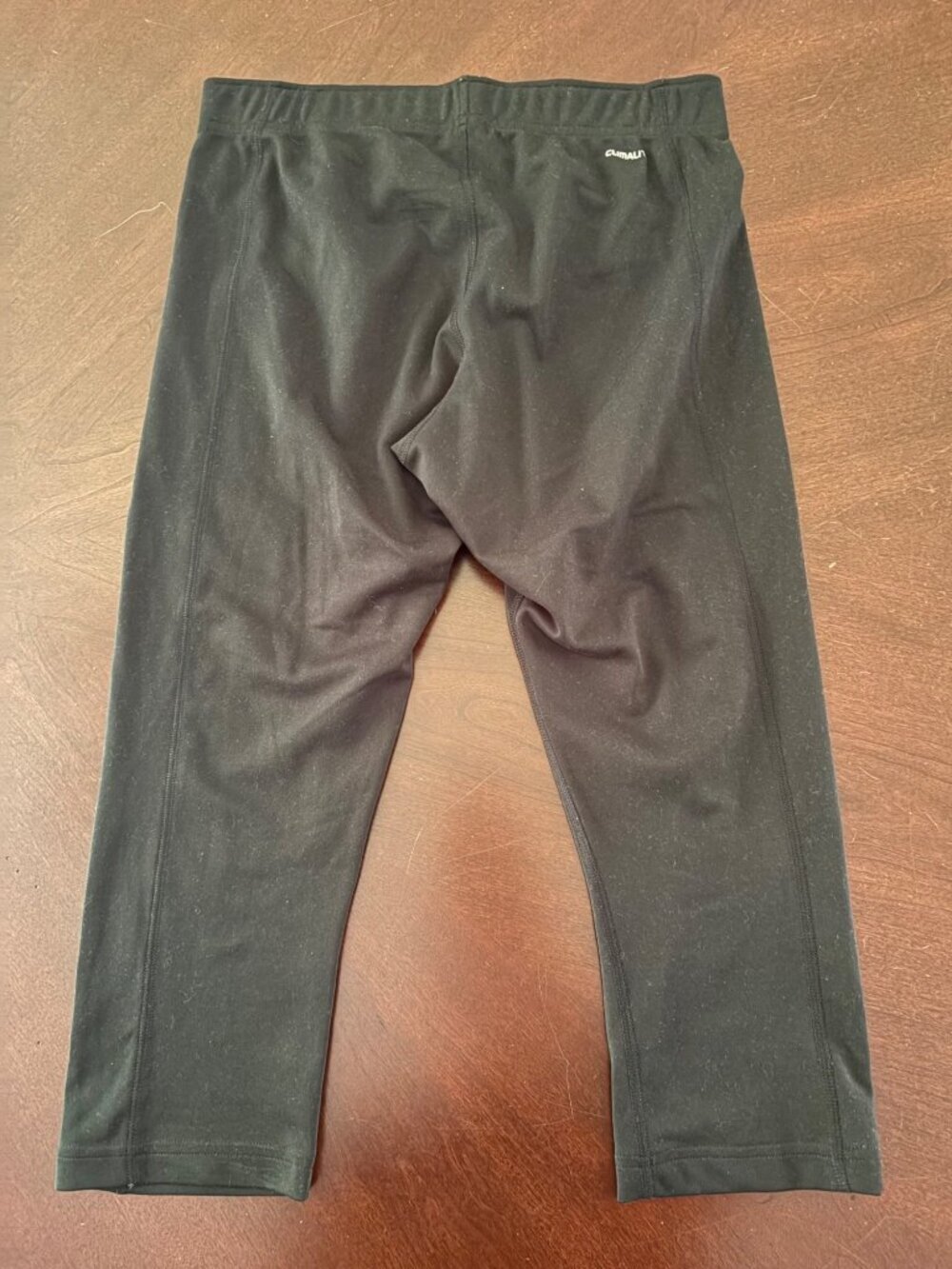 Adidas Climalite Black Cropped Capri Athletic Leggings Size Medium - Picture 3 of 8